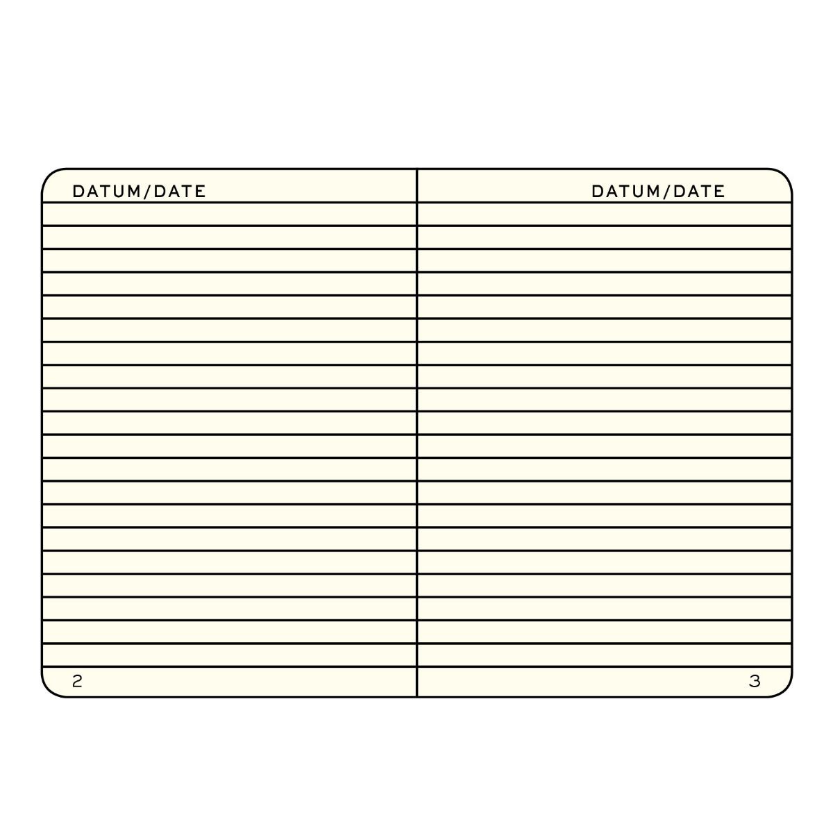 Leuchtturm1917 Paperback B6+ Hardcover Ruled Notebook - Stone Blue