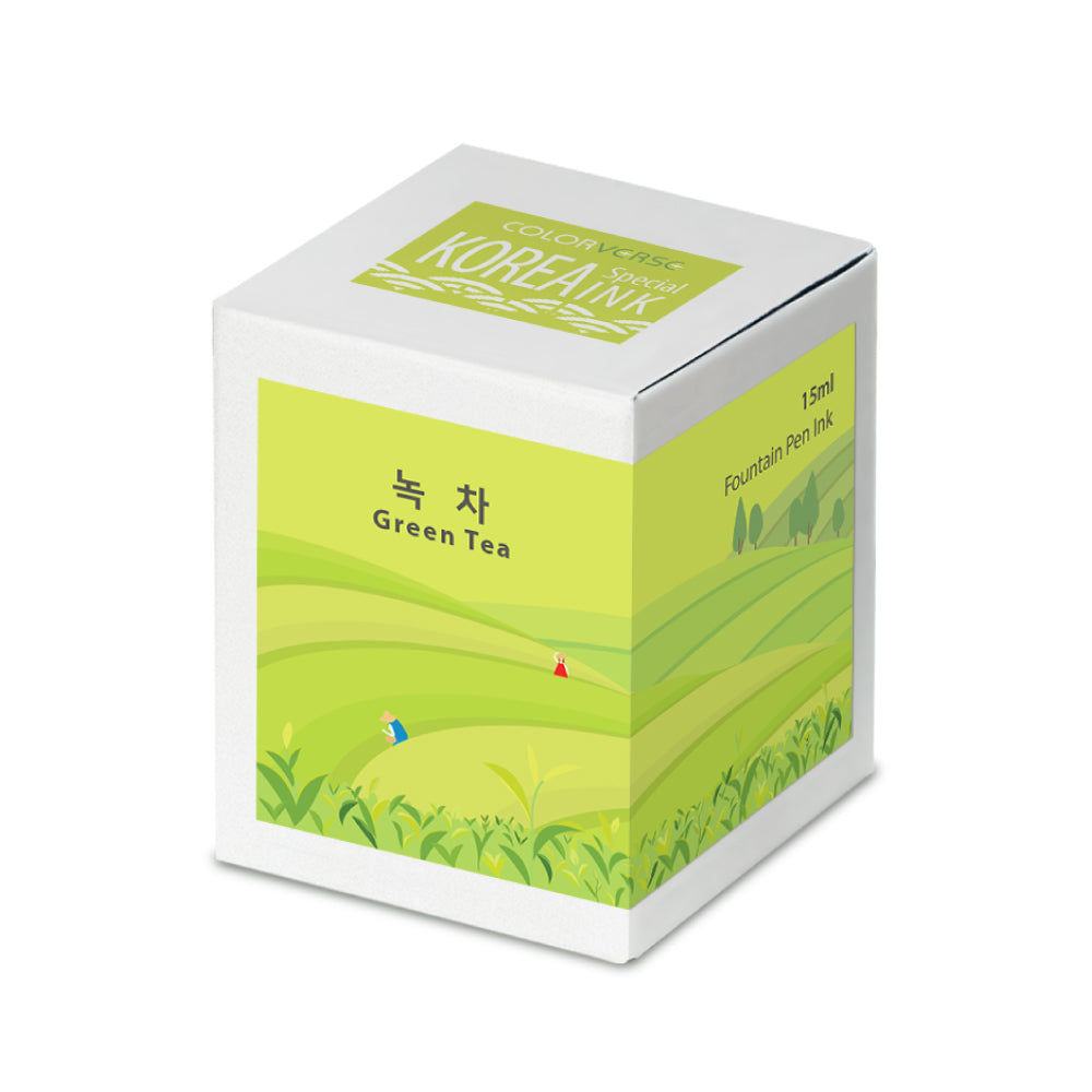 Colorverse Green Tea (15ml) Bottled Ink (Korea Special Ink)