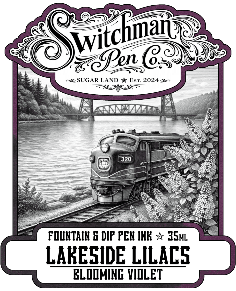 Switchman Pen Company Bottled Ink (35ml) - Lakeside Lilacs: Blooming Violet