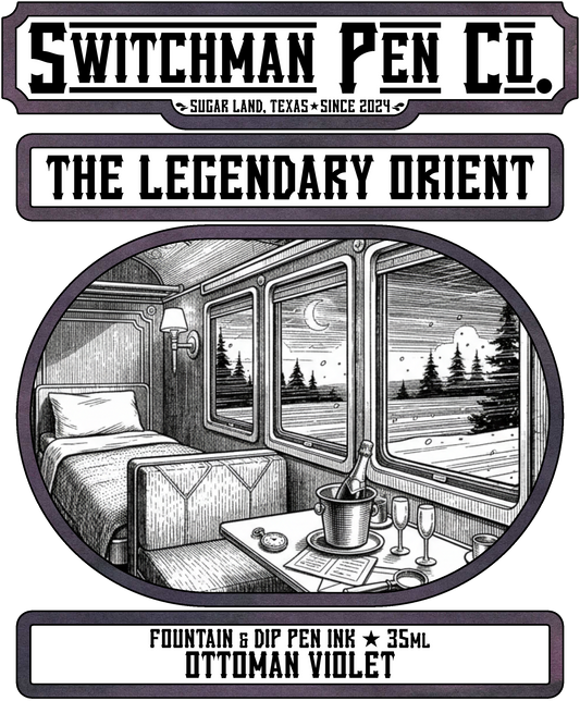 Switchman Pen Company Bottled Ink (35ml) - The Legendary Orient: Ottoman Violet