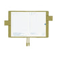 Hobonichi 2026 A6 Techo Book & Cover Set - Leather: Sage Green (English)