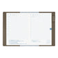 Hobonichi 2026 A6 Techo Book & Cover Set - Leather: Taut (English)