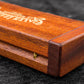 Galen Leather Wooden Pen Display Case with Lid
