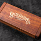 Galen Leather Wooden Pen Display Case with Lid