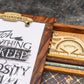 Galen Leather Wooden Sketchbox - Walnut
