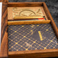 Galen Leather Wooden Sketchbox - Walnut