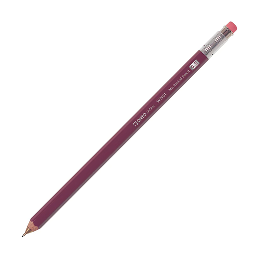Ohto WN01 Wooden Mechanical Pencil - Wine (.5mm)