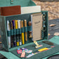 Galen Leather Writer's Medic Bag - Crazy Horse Forest Green