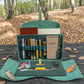 Galen Leather Writer's Medic Bag - Crazy Horse Forest Green
