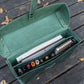 Galen Leather Writer's Medic Bag - Crazy Horse Forest Green