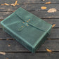 Galen Leather Writer's Medic Bag - Crazy Horse Forest Green
