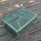 Galen Leather Writer's Medic Bag - Crazy Horse Forest Green