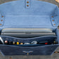 Galen Leather Writer's Medic Bag - Crazy Horse Navy Blue