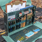Galen Leather Writer's Medic Bag XLarge - Crazy Horse Forest Green