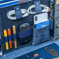 Galen Leather Writer's Medic Bag XLarge - Crazy Horse Navy Blue