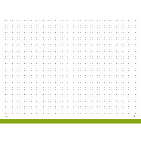 X17 Notes A5 Refills - Dot (Pack of 2)