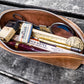 Galen Leather XLarge Pencil Case - Crazy Horse Tan (Zippered)