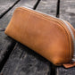 Galen Leather XLarge Pencil Case - Crazy Horse Tan (Zippered)