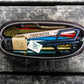 Galen Leather XLarge Pencil Case - Dark Brown (Zippered)