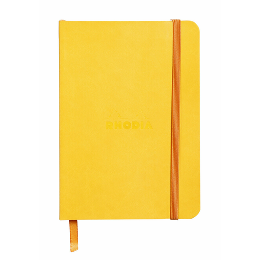 Rhodia Rhodiarama A6 Soft Webnotebook - Yellow (Dot Grid)