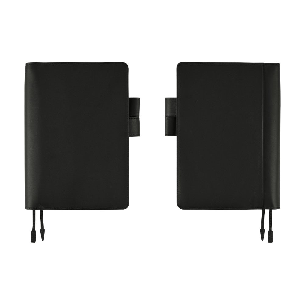 Hobonichi 2026 A5 Cousin Techo Book & Cover Set - Leather: TS Basic Black (English)