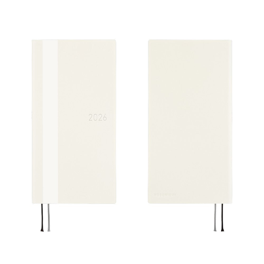 Hobonichi 2026 Weeks - White Line: Ivory
