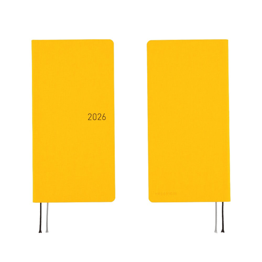 Hobonichi 2026 Weeks MEGA - Full Moon Yellow
