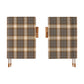 Hobonichi 2026 A5 Cousin Techo Book & Cover Set - Shirt Fabric: Foggy Plaid (English)