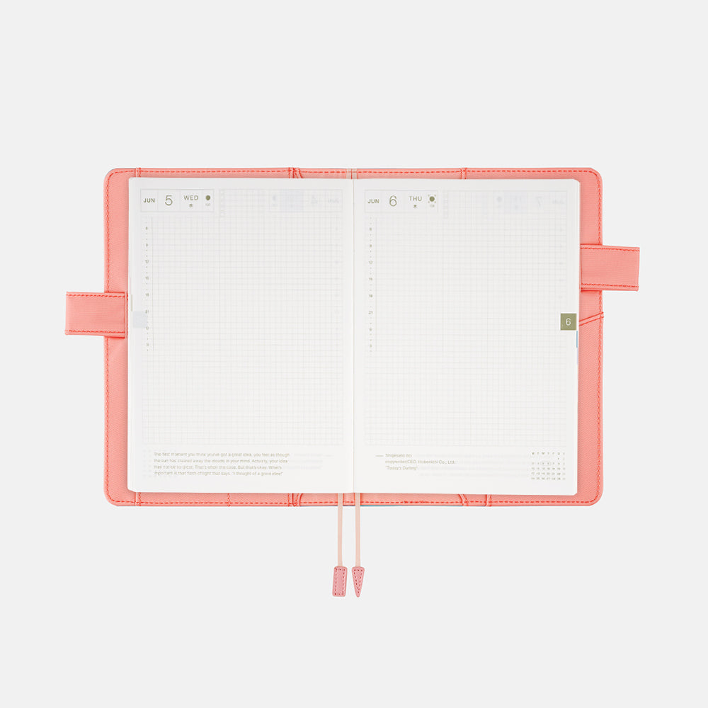 Hobonichi A5 Cousin Cover Only - Colors: Dreamy Soda