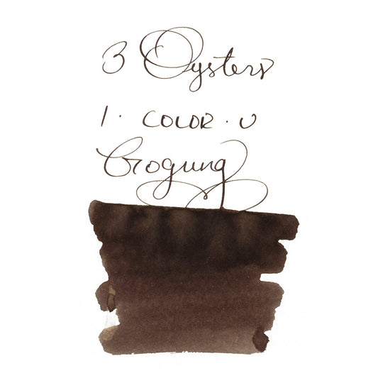 3 Oysters Gogung Brown (38ml) Bottled Ink (I-Color-U)