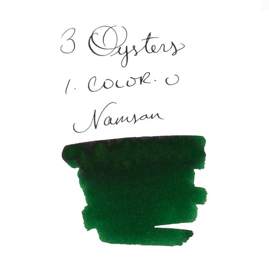 3 Oysters Namsan Green (38ml) Bottled Ink (I-Color-U)