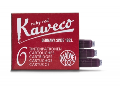 Kaweco Ink Cartridges - Ruby Red (6 ea)