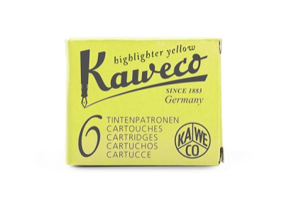 Kaweco Ink Cartridges - Glowing Yellow