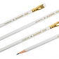 Blackwing Pearl Pencils - White ( Balanced - Set of 12)