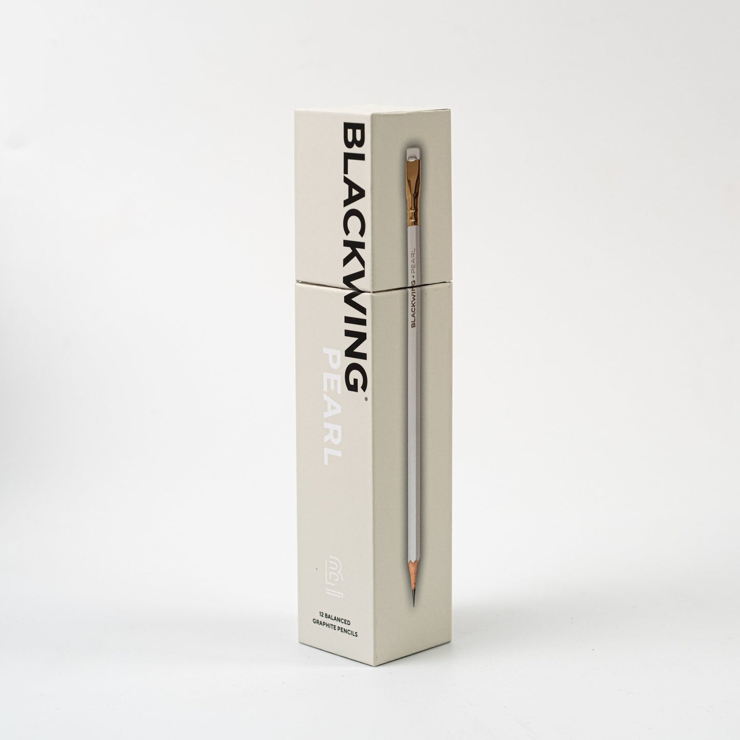 Blackwing Pearl Pencils - White ( Balanced - Set of 12)