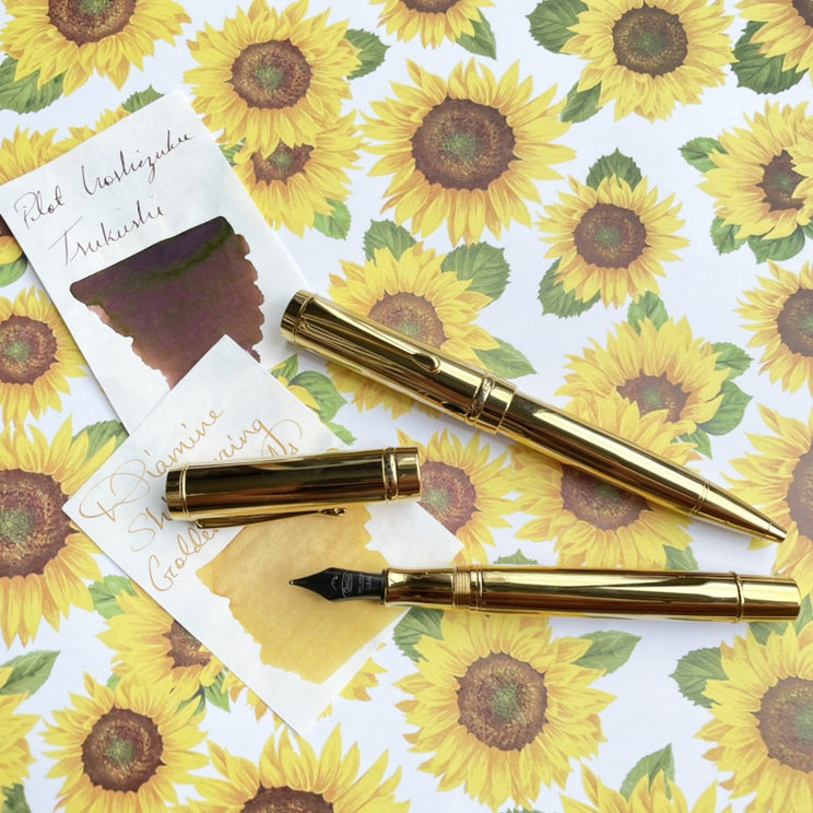 Conklin Duragraph Metal Fountain Pen - PVD Gold