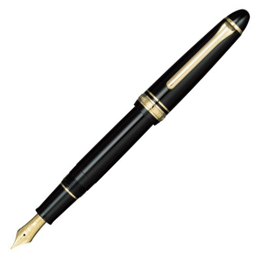 Sailor 1911S Fountain Pen - Black with Gold Trim