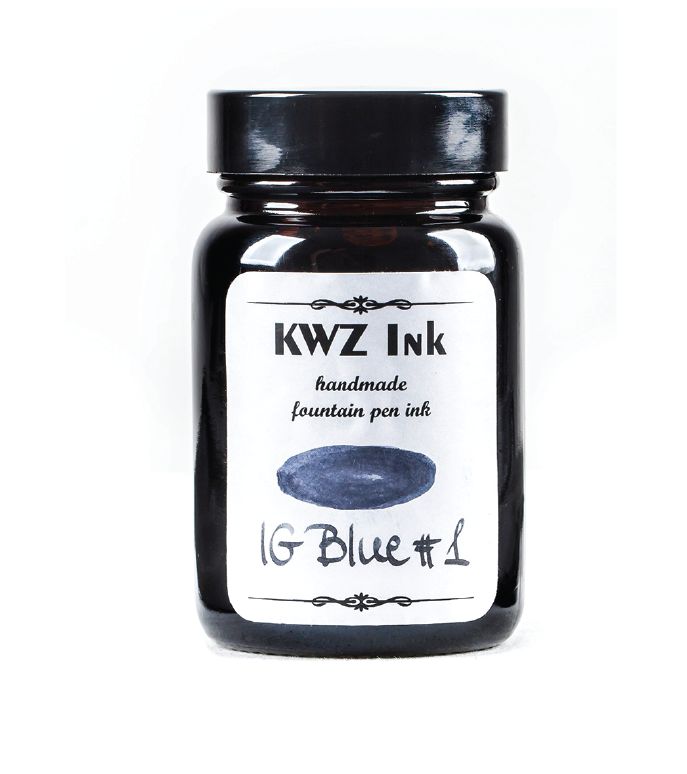 KWZ Blue #1 (60ml) Bottled Ink - Iron Gall