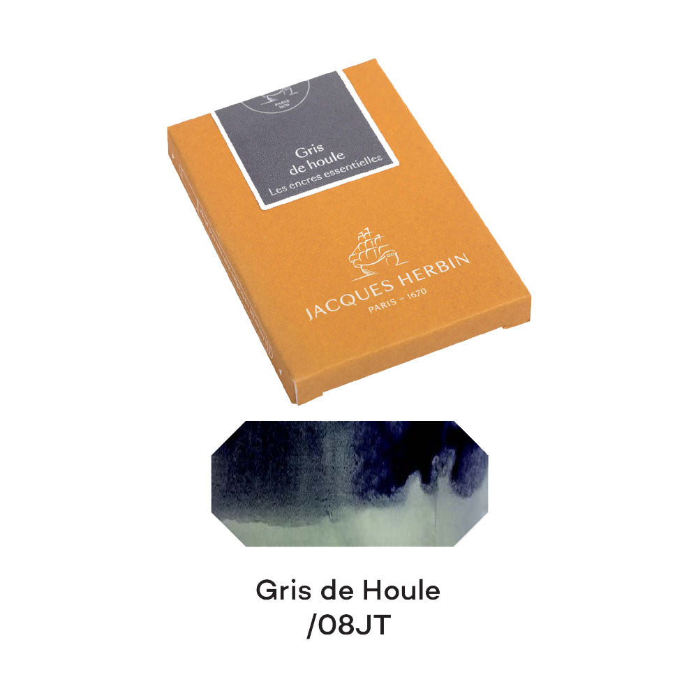 Jacques Herbin Essentials Gris de Houle Ink Cartridges