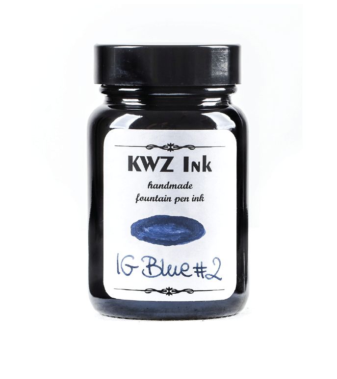 KWZ Blue #2 (60ml) Bottled Ink - Iron Gall