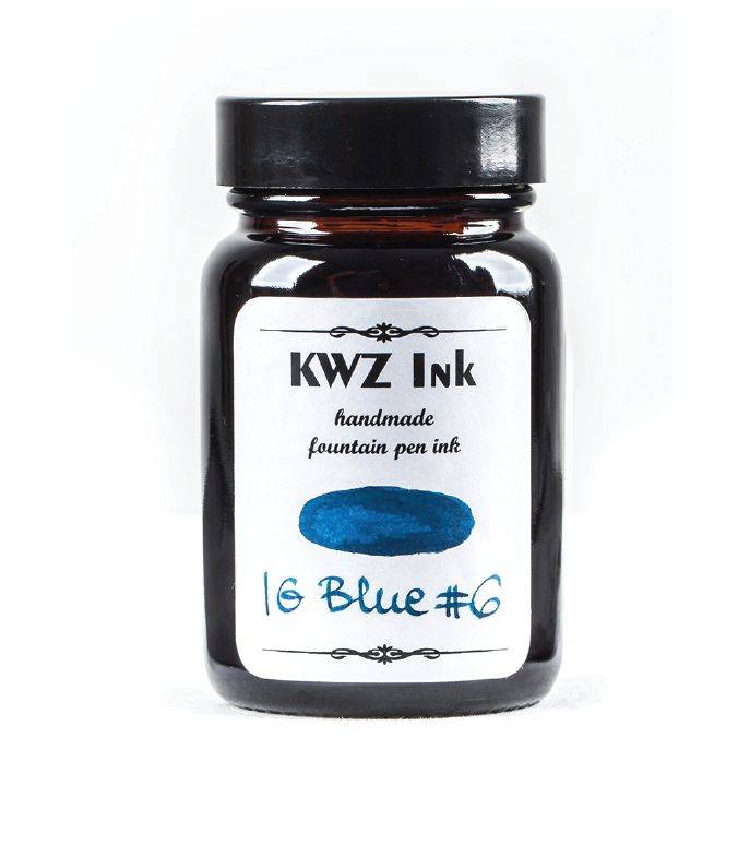 KWZ Blue #6 (60ml) Bottled Ink - Iron Gall