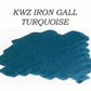 KWZ Turquoise (60ml) Bottled Ink - Iron Gall