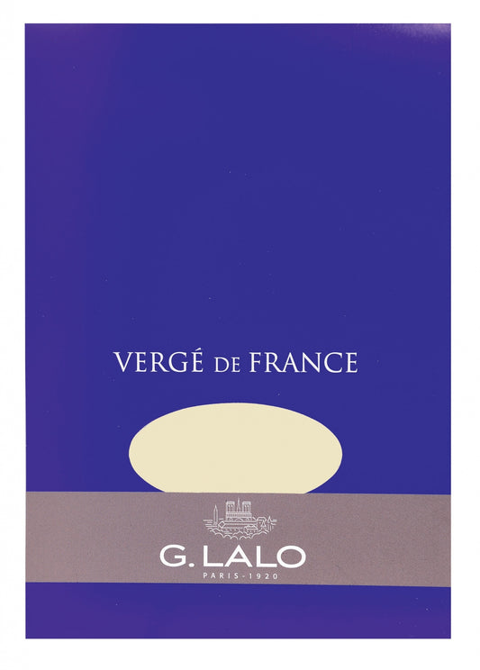 G. Lalo Stationery Verge de France A5 Stationery Writing Pad - Ivory