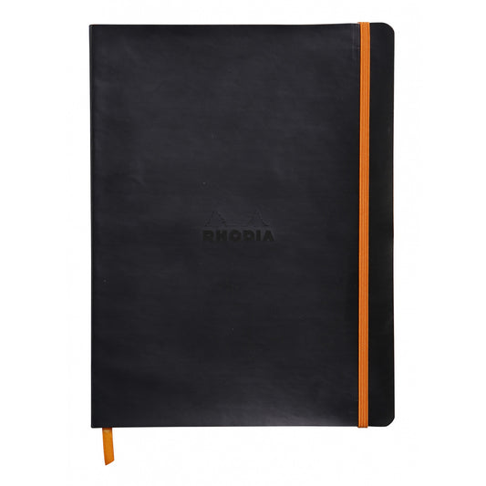 Rhodia Rhodiarama Composition Dot Grid Notebook (B5) - Black