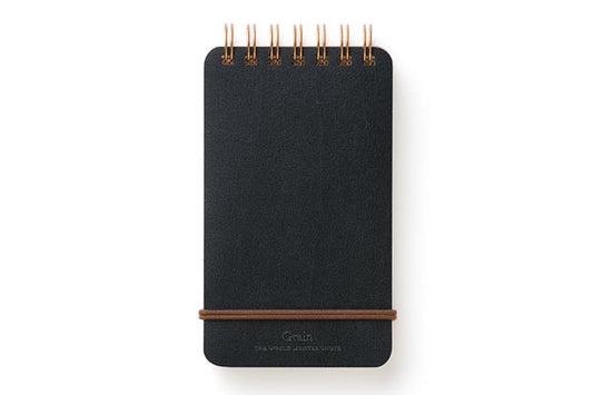 Midori Grain Memo Pad - Black