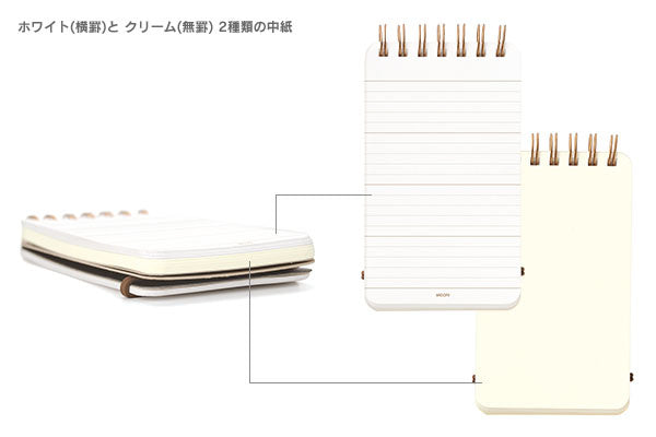 Midori Grain Memo Pad - Dark Brown