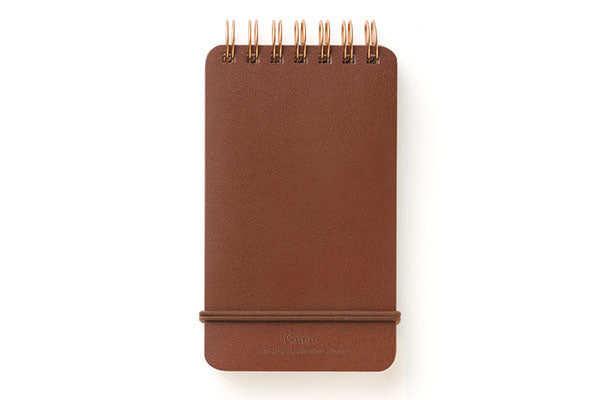 Midori Grain Memo Pad - Dark Brown