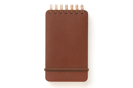 Midori Grain Memo Pad - Dark Brown
