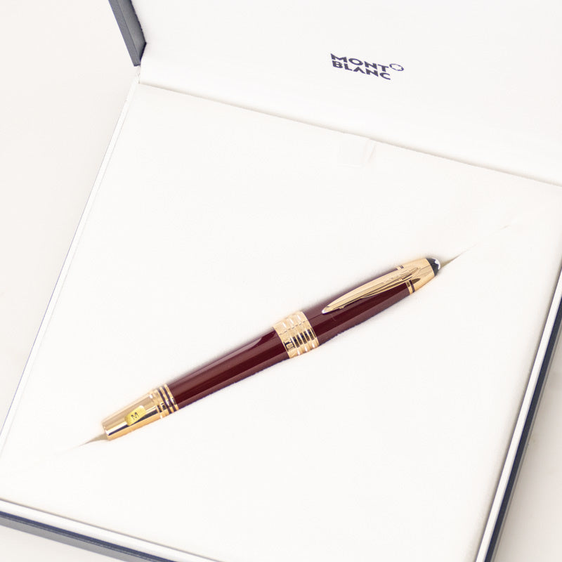 Montblanc Hommage to John F. Kennedy Fountain Pen (Great Characters Special Edition - Burgundy)