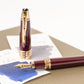 Montblanc Hommage to John F. Kennedy Fountain Pen (Great Characters Special Edition - Burgundy)